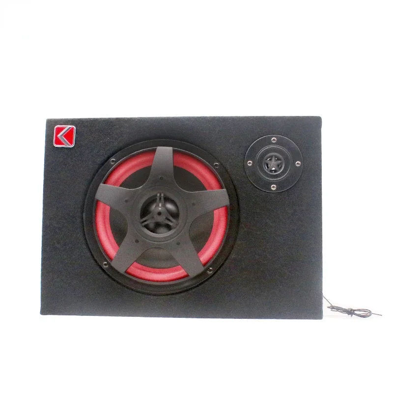 High Power Square Card Bluetooth Car 12v/24v/220V Three Purpose 8-Inch Car Subwoofer