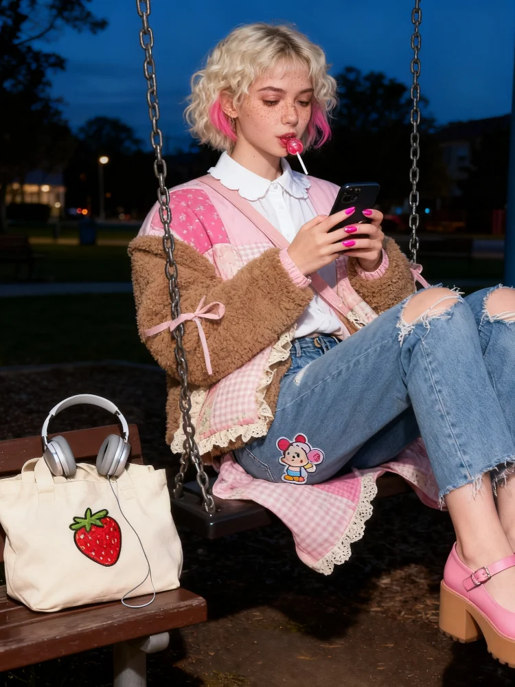 Sweet Patchwork Fleece Jacket: Real-World Wear Test for Cold Days and Style Nights