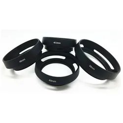 1PCS 40.5 43 46 49 52 55 58 62 67mm Black Vented Curved Metal camera lens Hood for Leica M for Pentax for canon Sony for Olympus