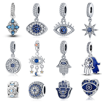 Charms 925 Silver Evil Eye Theme Series Beads and Pendants for 3mm Original Bracelet Necklace Women Luxury DIY Fine Jewelry Gift