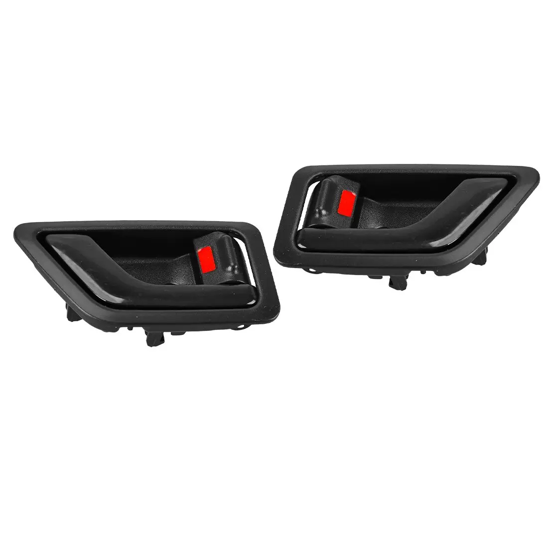 1PairLeft&Right Interior Door Handles 82610-1C000 82620-1C000 Fit For Hyundai Getz Hatchback 2005-2007 2008 2009 2010 2011 Black