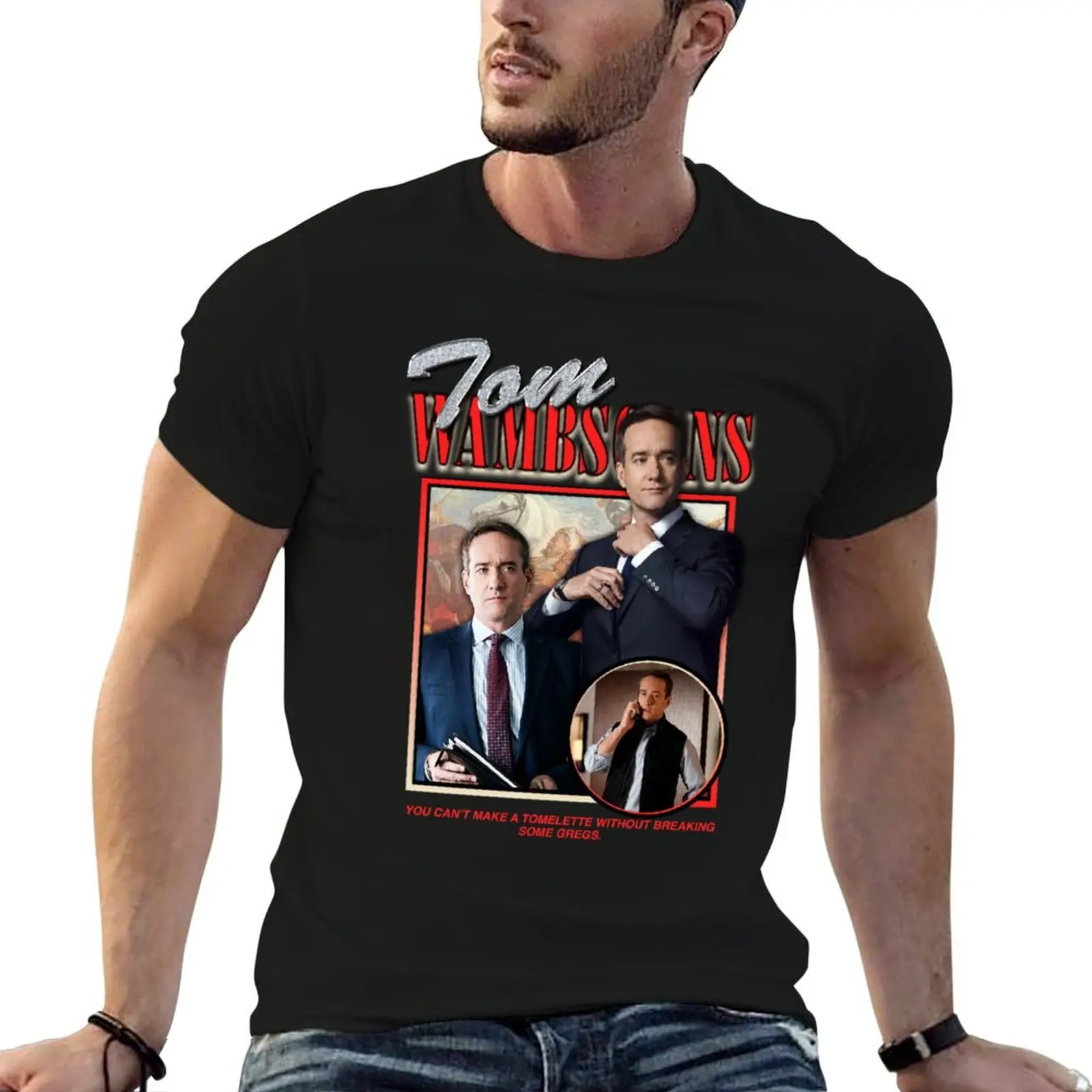 Tom Wambsgans T-Shirt Big Size Simple T-Shirt
