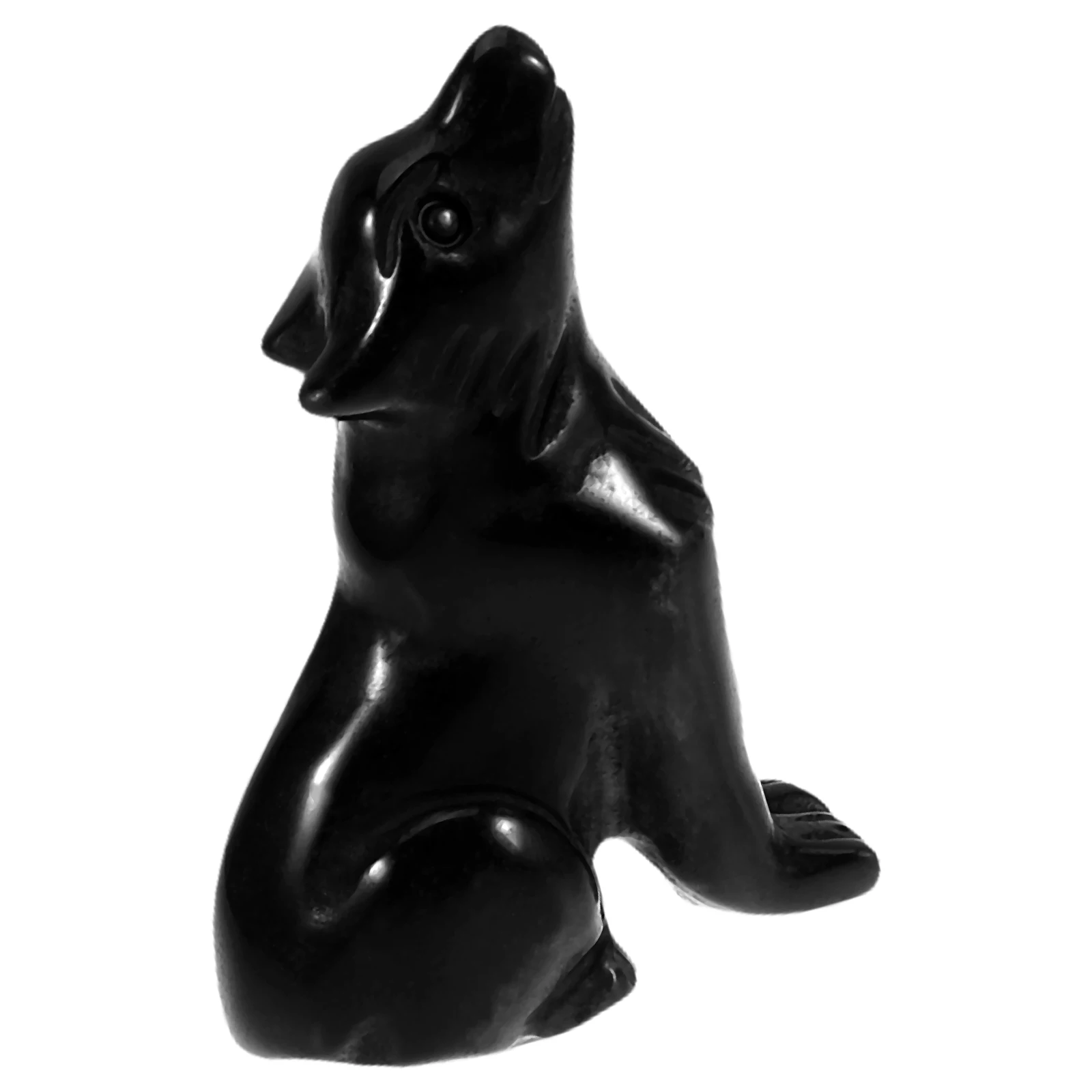 

Ornaments Adorable Figurine Animal Statue Diy Sculpture Obsidian Desk Home