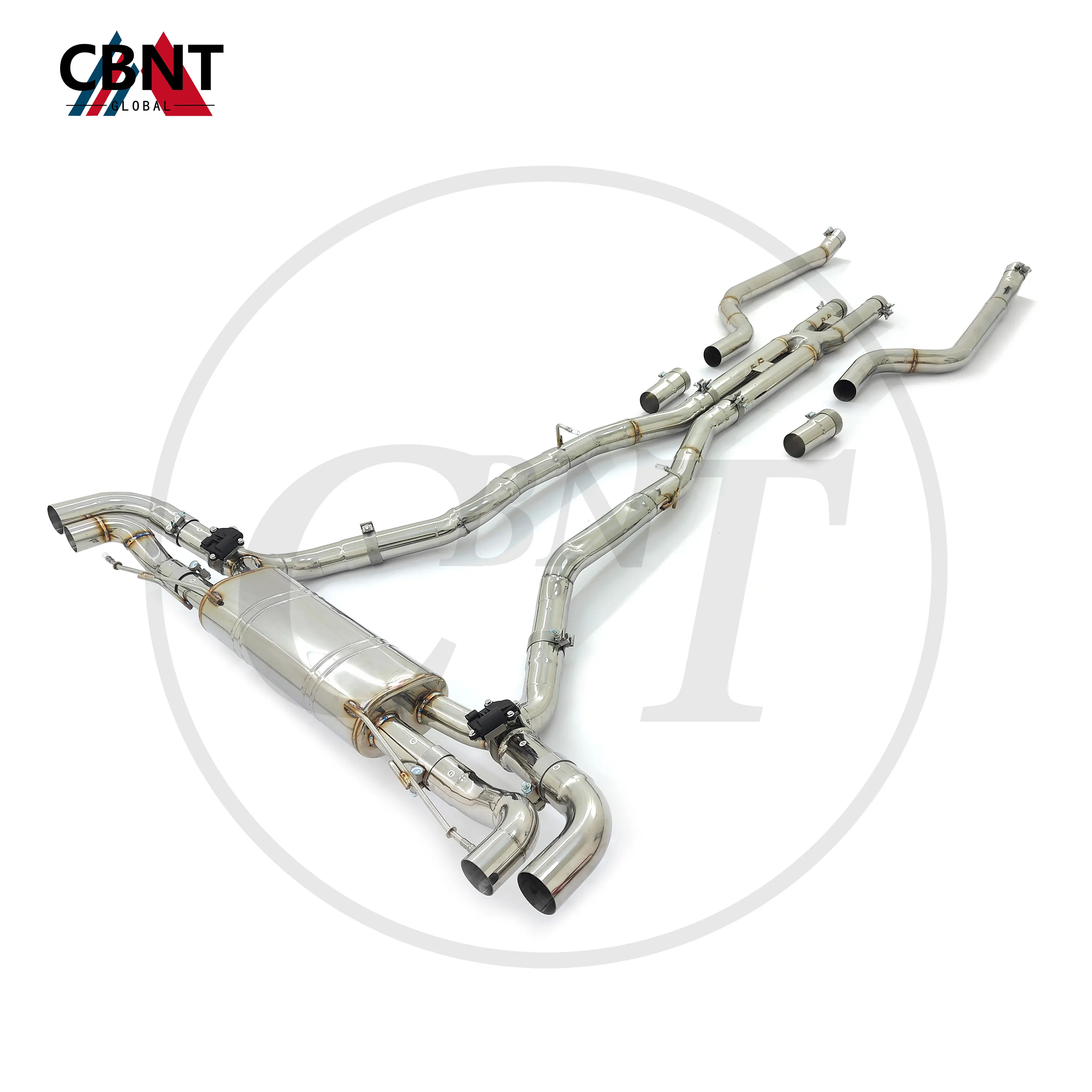 

CBNT for BMW X5 G05 X6 G06 X7 G07 M50i M60i V8 4.4T Exhaust Pipe Catback with Valve Muffler "X"Pipe Design Exhaust Systems