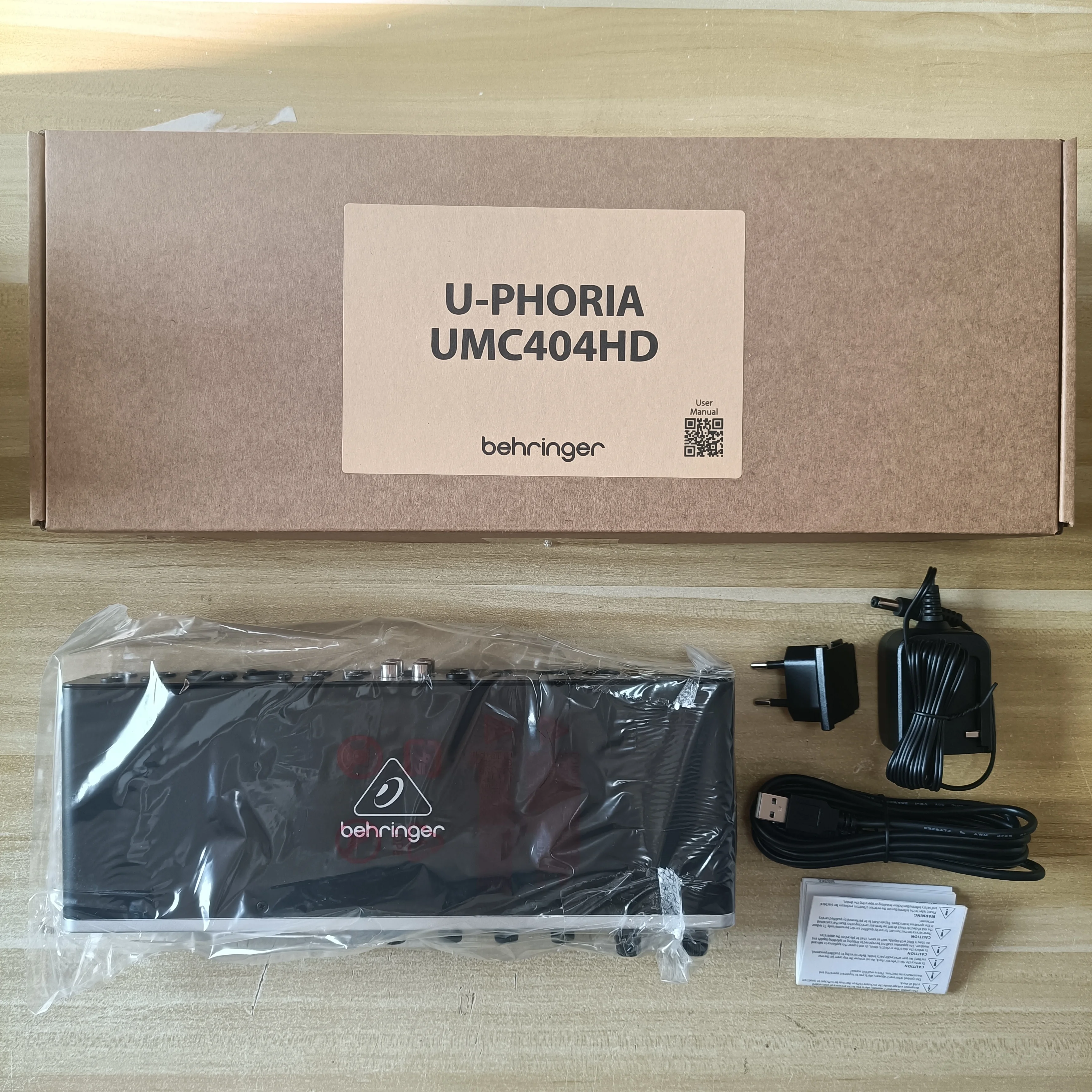 UMC404HD Audio Interface Sound Card Electric Guitar Live Recording External Sound Card
