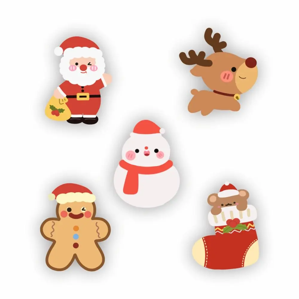 جديد حقيبة الملحقات المينا دبوس الإبداعية الكرتون خفيفة الوزن حقيبة بروش سانتا كلوز شارة الاكريليك