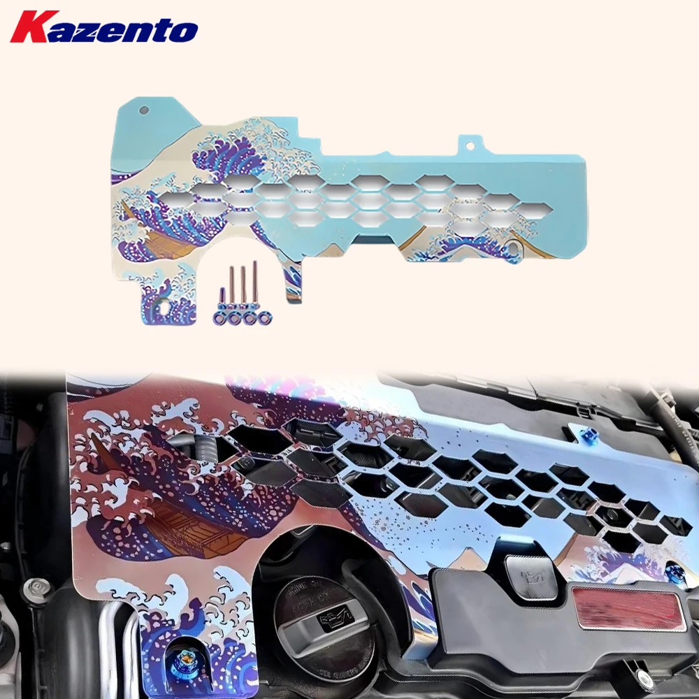 For Honda Civic Type R FL5 Hatchback 2023-2024 Titanium KZB Engine Plug Cover
