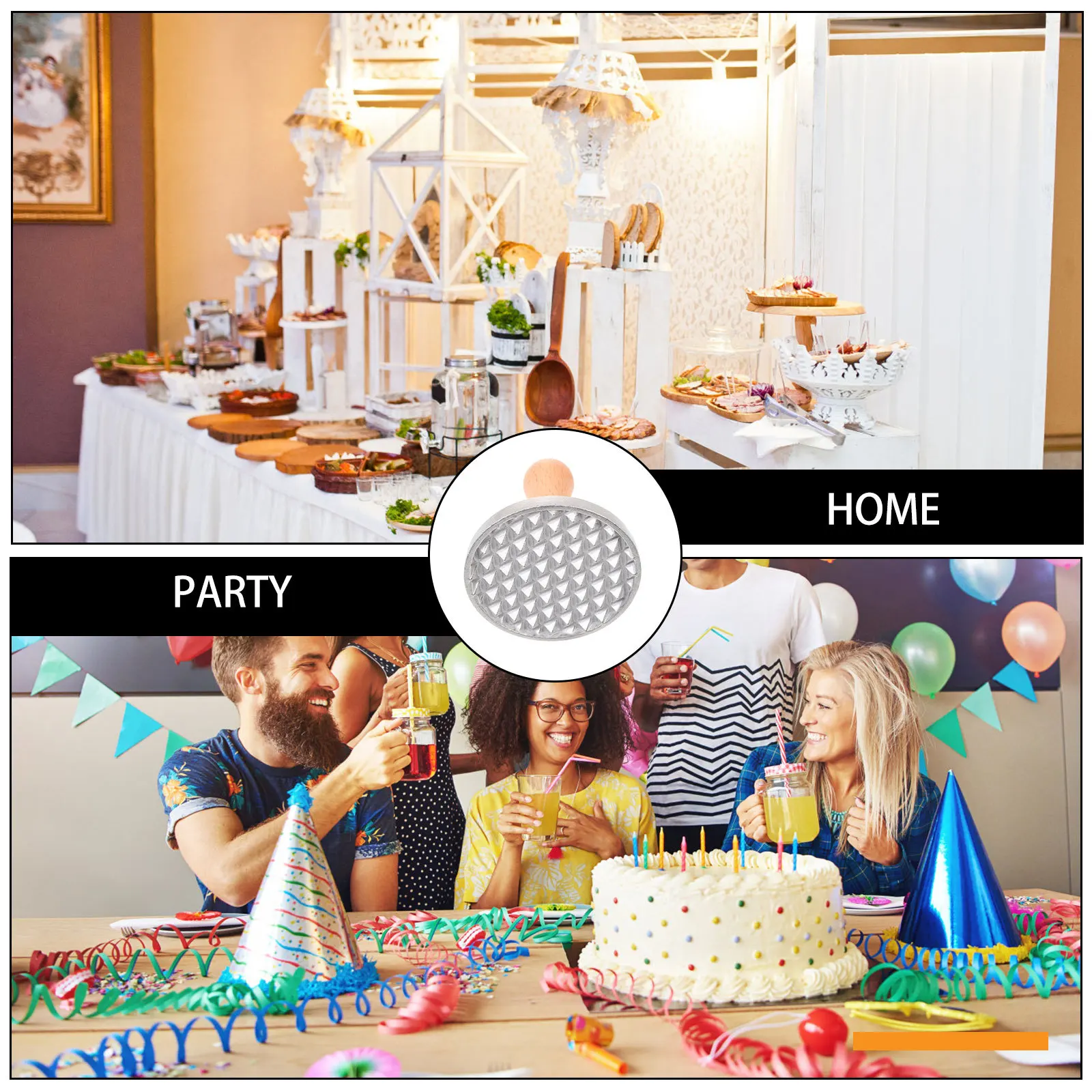 Zinc Alloy Biscuit Mold Stable Performance DIY Cookie Making Tool Household Baking Supply Biscuit Mold Pressing Molds