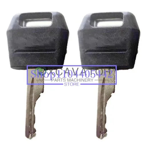2 KEY For New Holland Ignition Key Part # 47457834  For IH Tractor Starter Ignition 1964831C2 D250