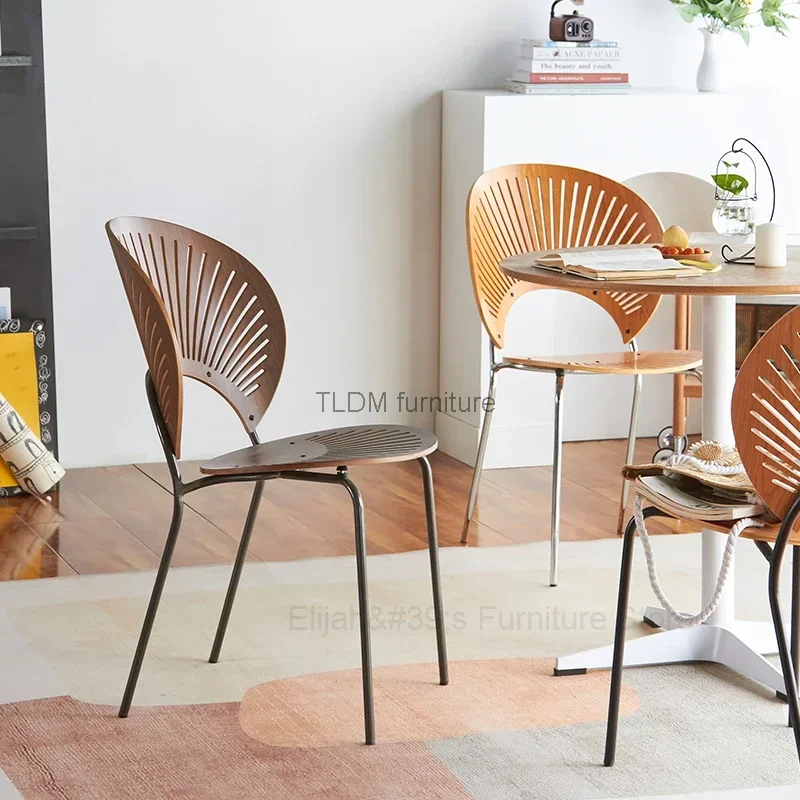 Kitchen Nordic Dining Chairs Party Metal Modern Luxury Dining Chairs Design Unique Sillas Para Comedor Home Furniture WK50CY