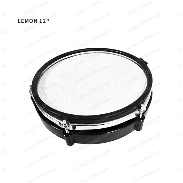 

Wooden Drum Pad 12" Dual Zone Mesh Head for Electronic Drum Digital Drum
