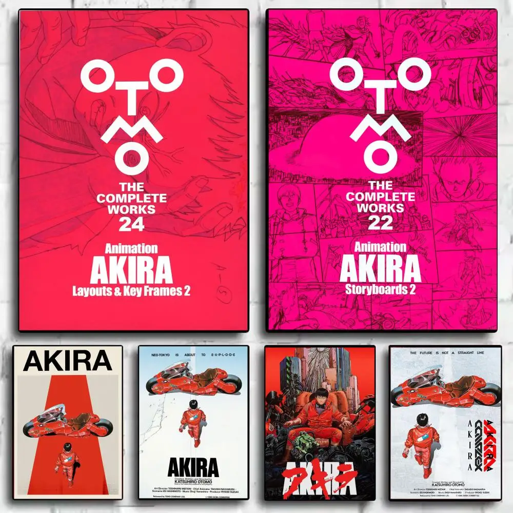 Anime A-Akira Poster Modern Aesthetic Wall Art Print Minimalist Poster Bedroom Living Room Home Decor Gift