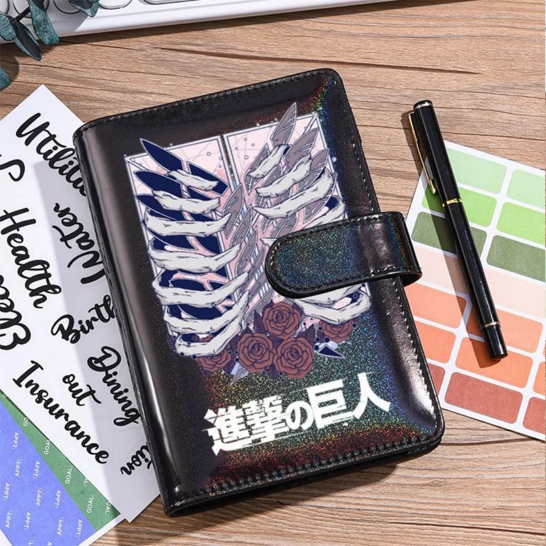 Anime Attack on Titan Notebook Scout Regiment Eren Jaeger Mikasa Writing Book Student School Office Stationery Notepad Fans Gift
