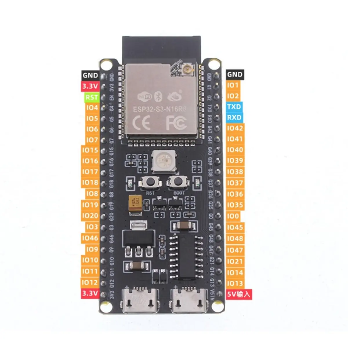 kit-diy-de-chatbot-con-voz-inteligente-de-excelente-calidad-con-camara-ov3660-y-pantalla-de-154-pulgadas-n16r8-para-xiaozhi