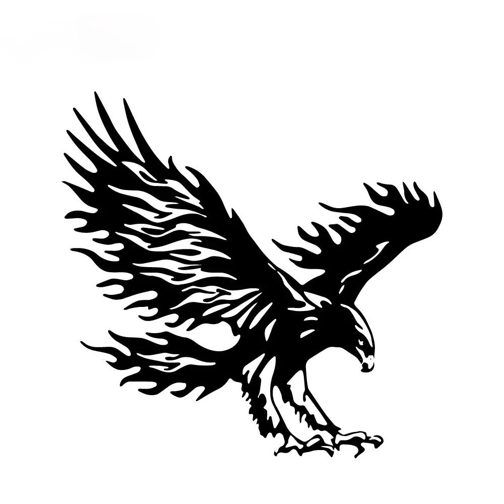 Car Stickers Creative Personality Eagle Vinyl Decals Car Motorcycle Decorative Decals Waterproof Sunscreen PVC,13CM*13CM