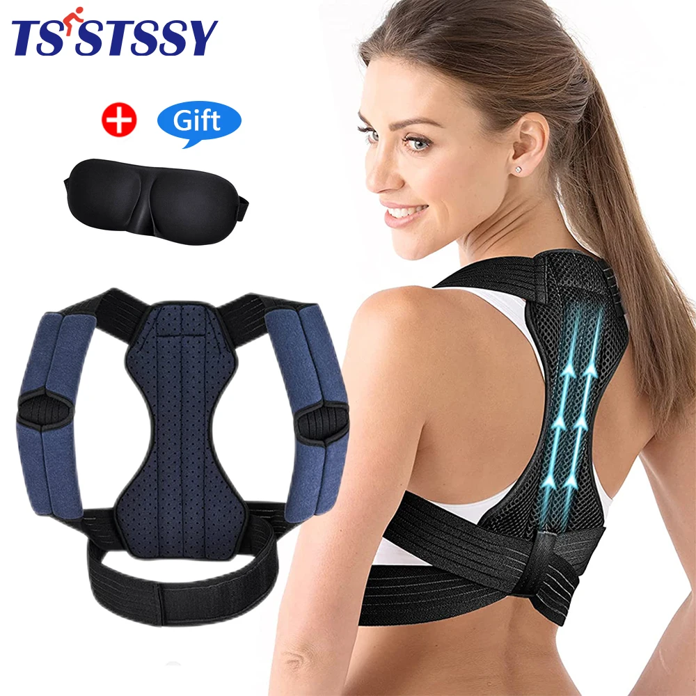 Adjustable Posture Corrector Upper Back Support Brace Hunchback Correction Neck Shoulder Waist Spine Pain Relief Body Reshape