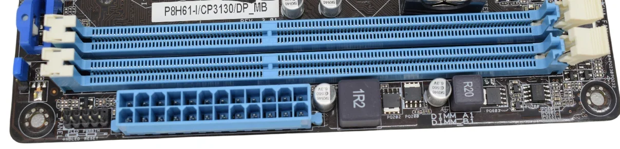 قاعدة Placa ASUS P8H61-I/CP3130/DP_MB H61 LGA 1155 الفقرة I7-3770 I5-3470 I5-2500 I3-3240 CPU DDR3 PCI-E X16 HDMI SATA II Mini-ITX