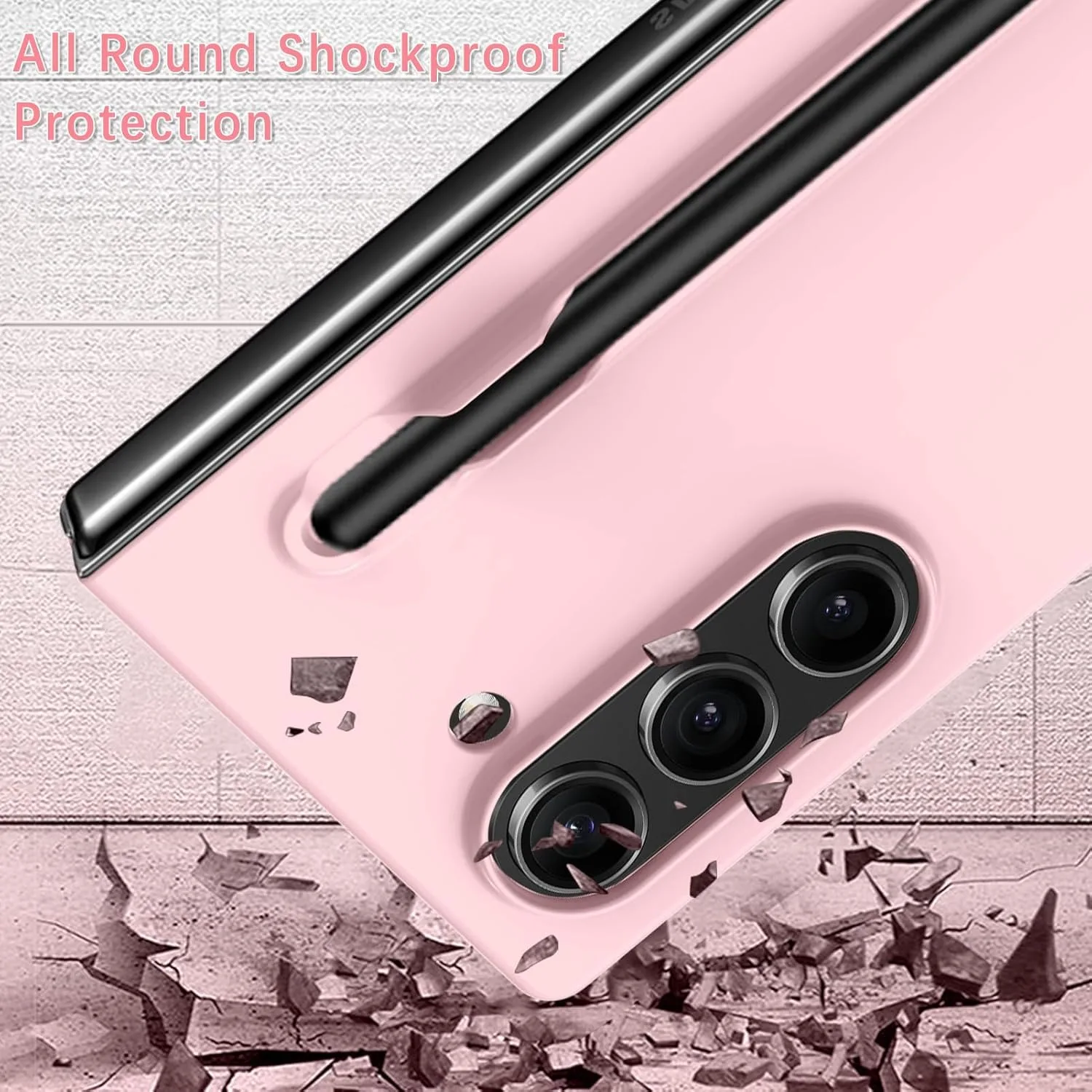 Luxury Skin Feeling PC Hard Case for Samsung Galaxy Z Fold 8 Ultra 7 6 5 4 3 with S Pen Slot and Pen Ultra-thin Shockproof Cover view 5