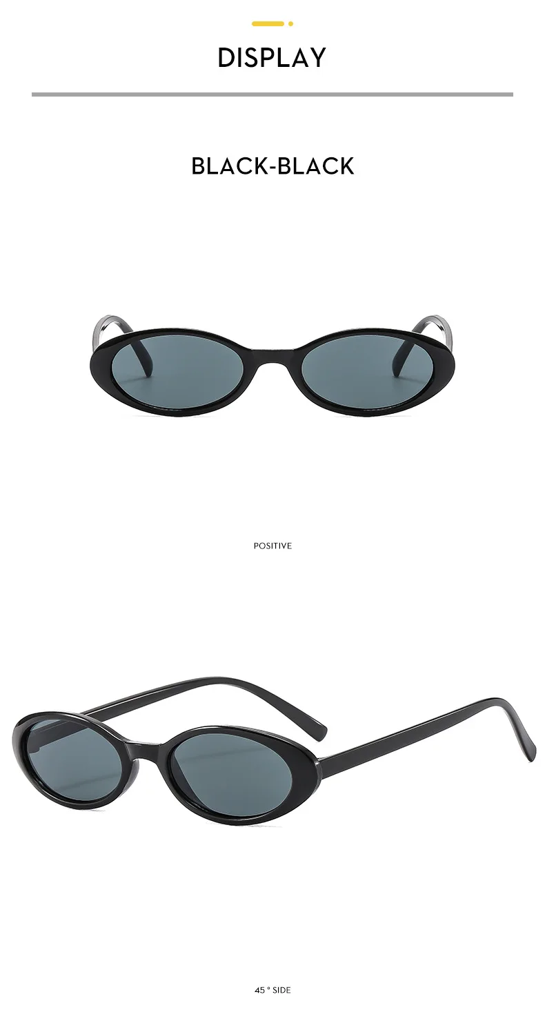 2025 Sexy Kleine Ovale Damen Sonnenbrille Neue Mode Leopard Braun Heiße Sonnenbrille Weibliche Retro Bunte Schatten Brillen – Detail 15