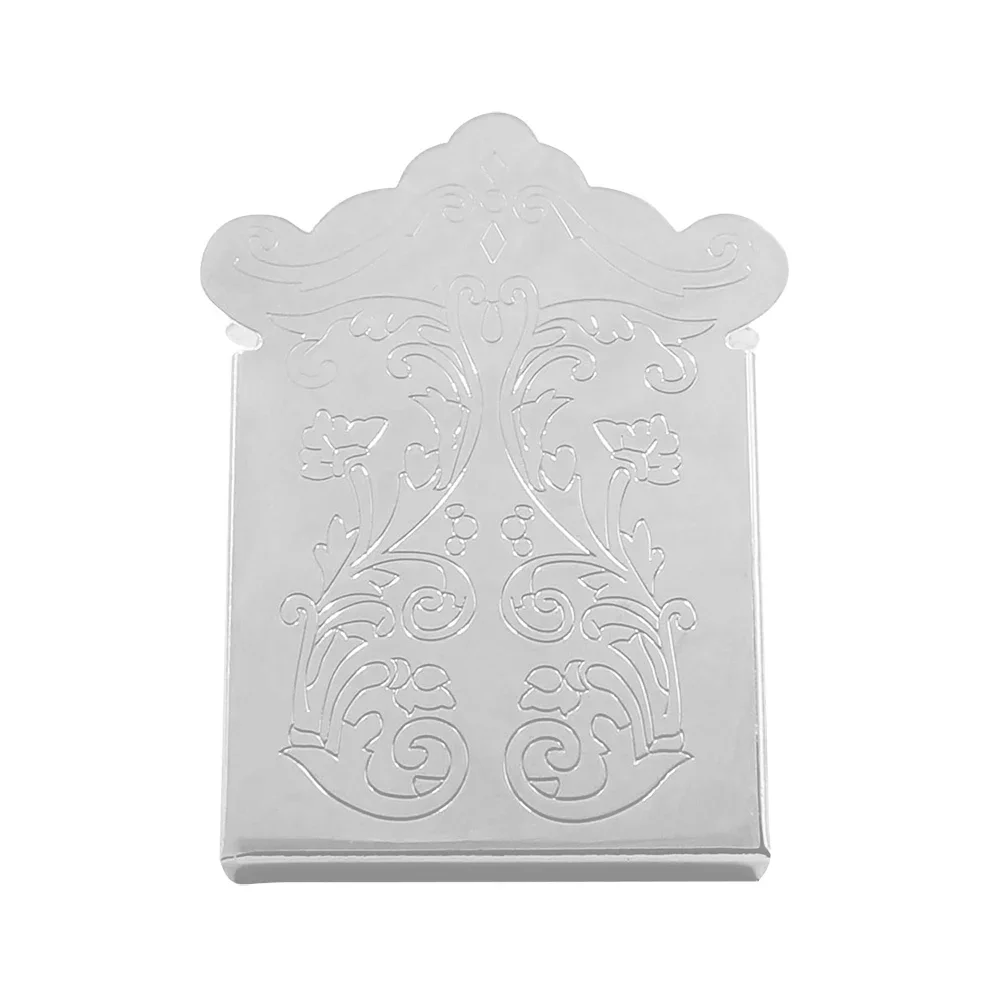 Mandoline Metalen Brancard Plaat Zilver Mandoline Staartstuk Brug Verchroomd Sigarenkistje Gitaar Staartstuk