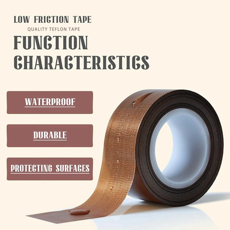 1 Roll 1 Inch X 33 Feet Low Friction Tape,Drawer Slide Tape,Drawer Glide Tape,Squeak-Resistant Tape