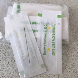 100pcs 1RL Tattoo Needles Tattoo Cartridge Needle for Microblading Charmant Permanent Tattoo Machine Microblading Needles