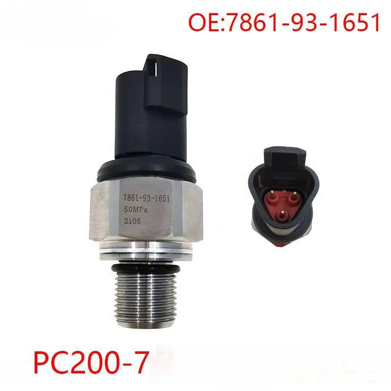 

For Komatsu PC200-7 distribution valve high pressure pressure sensor 50Mpa pressure switch 7861-93-1651