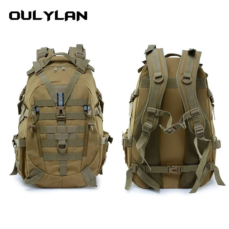 Multifunctional Hiking Camping Backpack Men's 900D Camouflage Brigade CyclingOutdoor Mountaineering Tactical Sports Bag Backpack