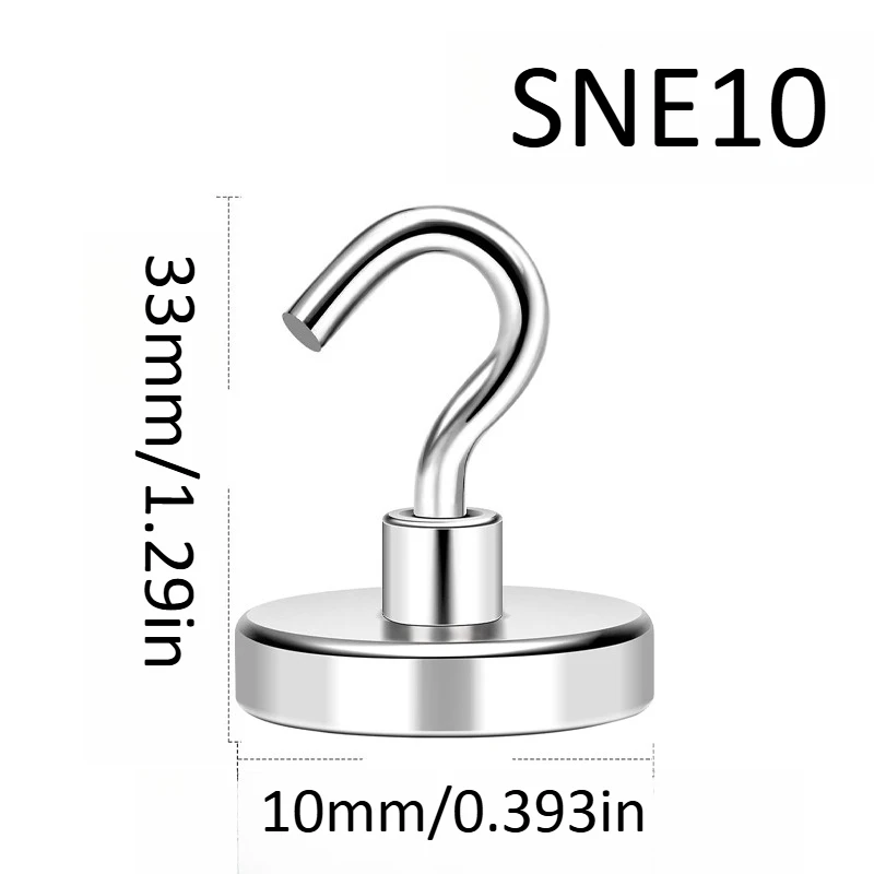 E12/E10/E20/E32/E36 Powerful Magnetic Hooks Home Kitchen Bar Counter Multi-Functional Storage, Key Holder, Bathroom Accessories