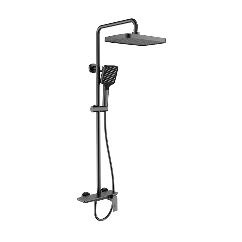

Functional rack, hot and cold shower set, handheld shower set, waterfall water outlet.