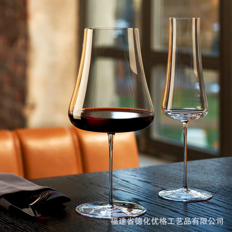 

Red Dot Award Ультратонкий хрустальный бокал Бокал для красного вина Европейский бокал для вина Высокий стеклянный большой элегантный бокал для вечеринки и дома