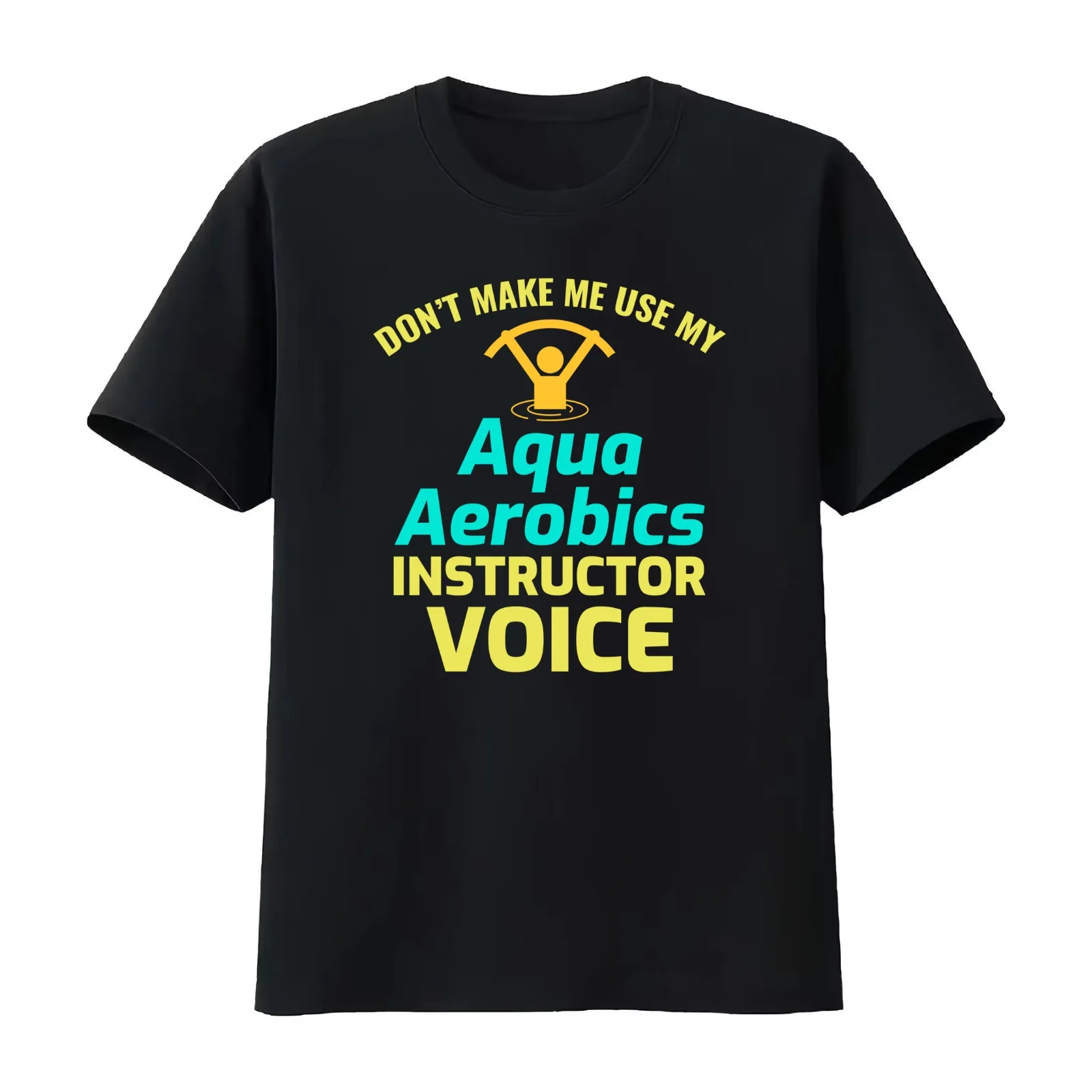Water Aerobics Instructor Aquatic fitness Trainer T-Shirt Summer Casual Cotton Tee Oversized Streetwear Tops Unisex Men Women