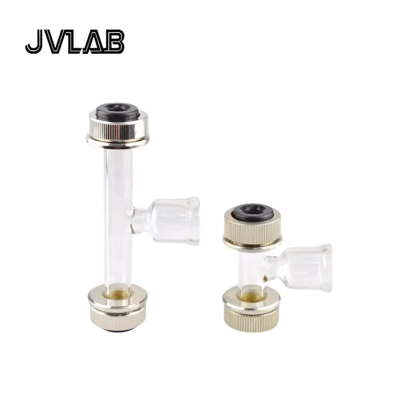 Tubo de ensaio polarímetro tipo funil, acessórios de polarímetro de disco automático, resistente a ácidos e álcalis, suporta alta temperatura