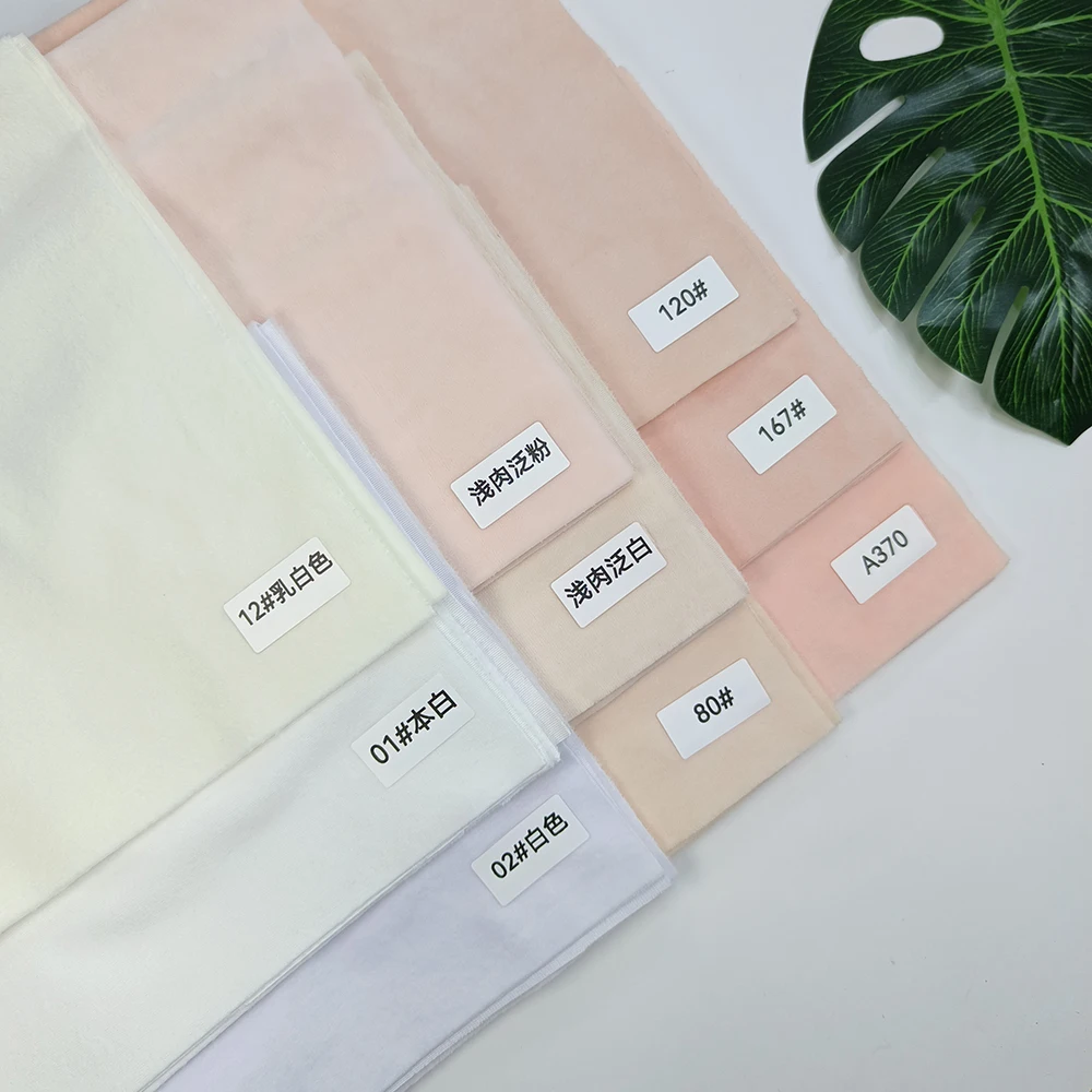 ZYFMPTEX 2024 Super Soft Shorty Velboa Fabric 1mm 45x50cm Plush Handwork DIY Doll Body Soft Fabric 100% Polyester