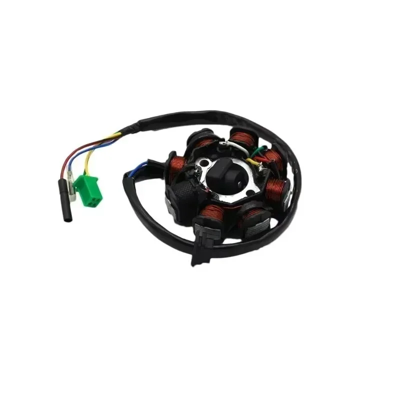 8 Spulenstator Zündspule Magneto 49 cc 50 cc 110 cc 125 cc 150 cc 139QMB 147QMD 152QMI 157QMJ Roller Moped für GY6 Motorrad