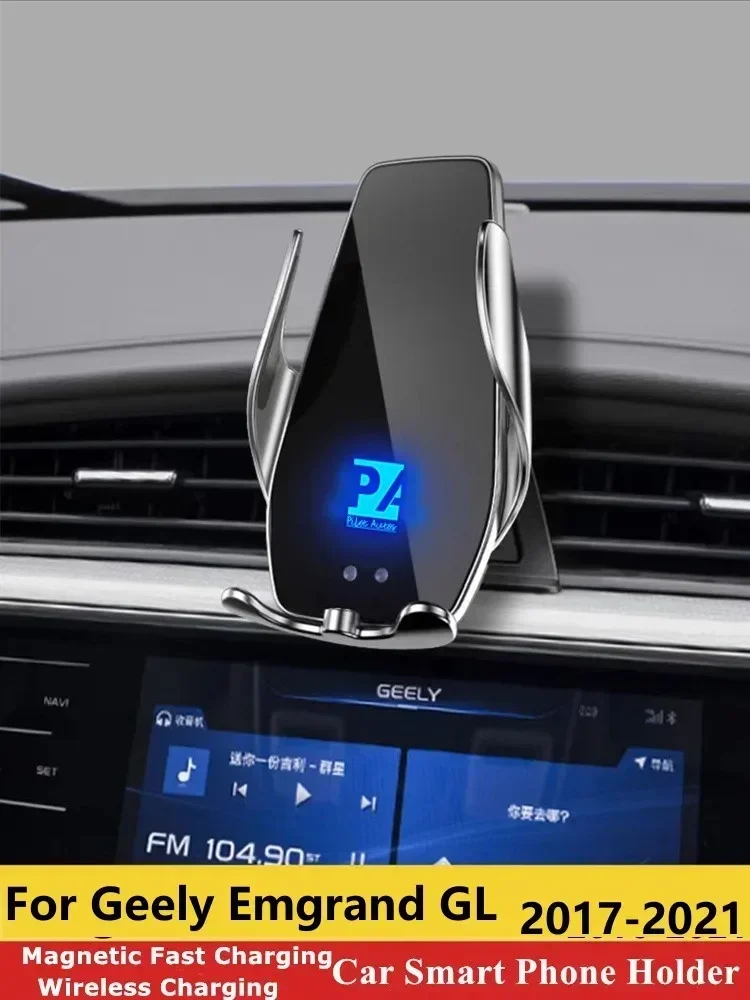 

2017-2021 For Geely Emgrand GL Mobile Phone Holder Wireless Charger Car Mount Navigation Bracket GPS Support