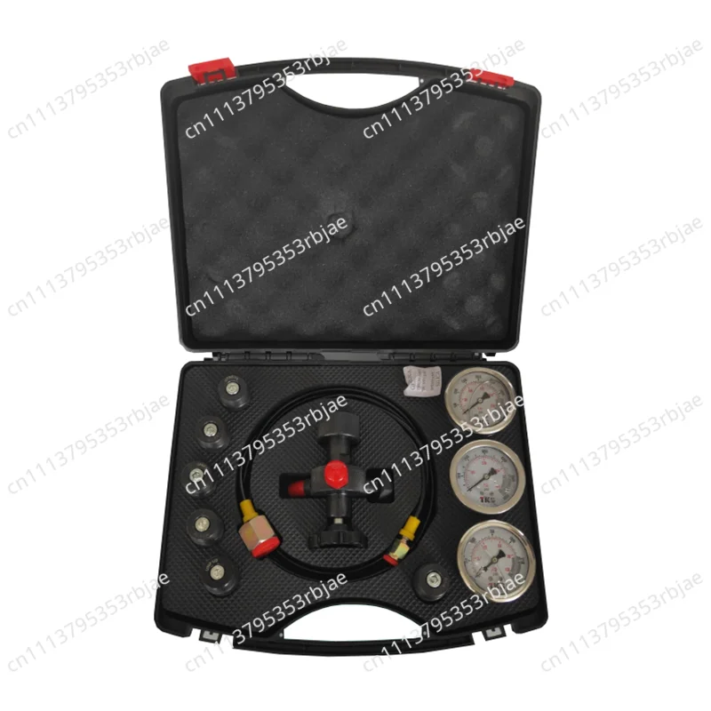 Hydraulic Accumulator cylinder Nitrogen gas charging kit and Pressure Test Kit