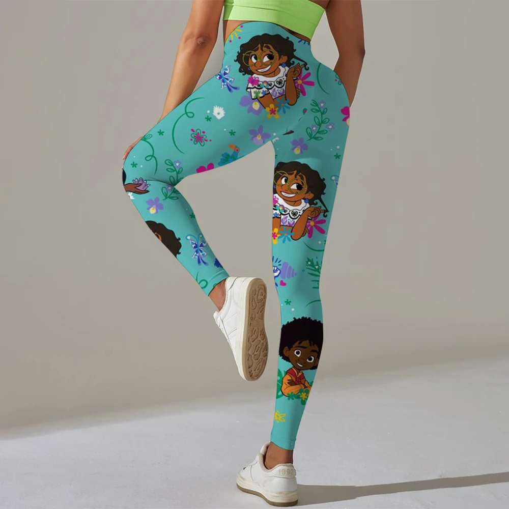 Disney cartoon print gymlegging dames yogabroek sexy yogabroek dames sportkleding fitnesskleding
