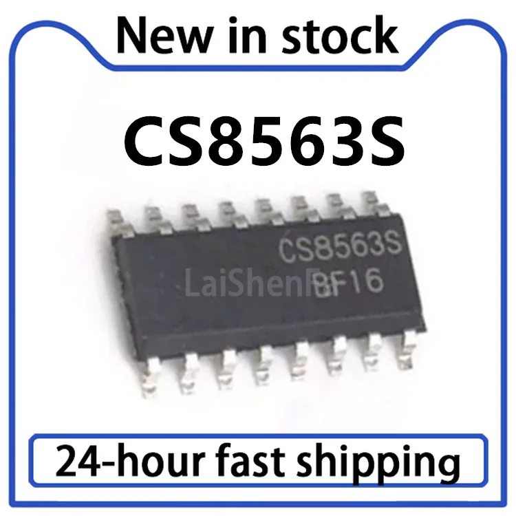 5PCS New CS8563S CS8563 Audio Amplifier D-Class Amplifier Chip SMT SOP-16 in Stock