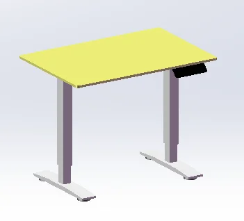 Adjustable Height Lifting Motorized Electric Standing Table Metal Office Desk Legs