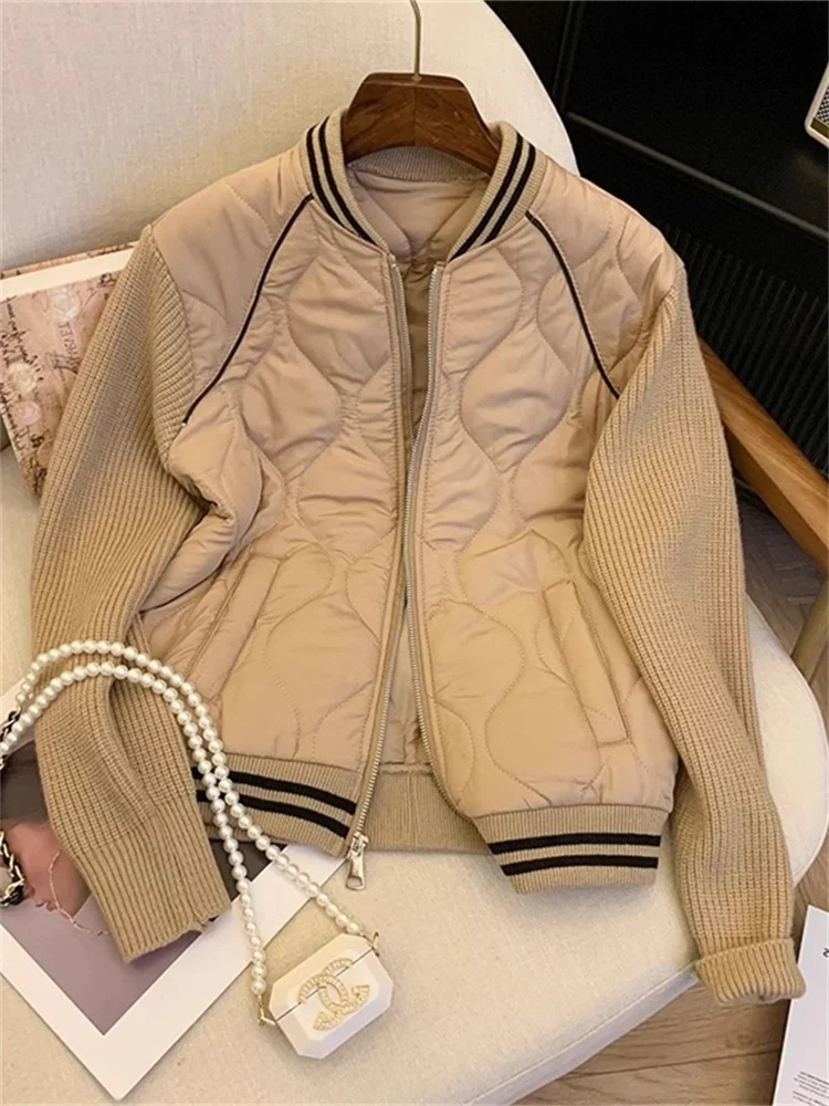 

Retro Stand Collar Cotton Jaet Men's Women's Casual Loose Fit Spring Autumn Faion Color Blo Design Unique Outerwear