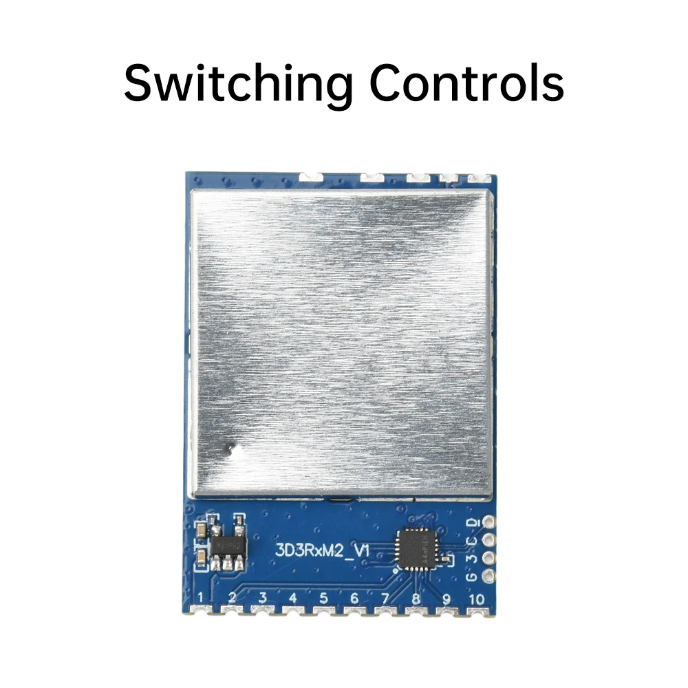 3D3RxM2 3.3G RF Video Receiver Module FPV VRX Module 16-CH FPV Analog Wireless Audio Video Receiver Module SPI Switch Control