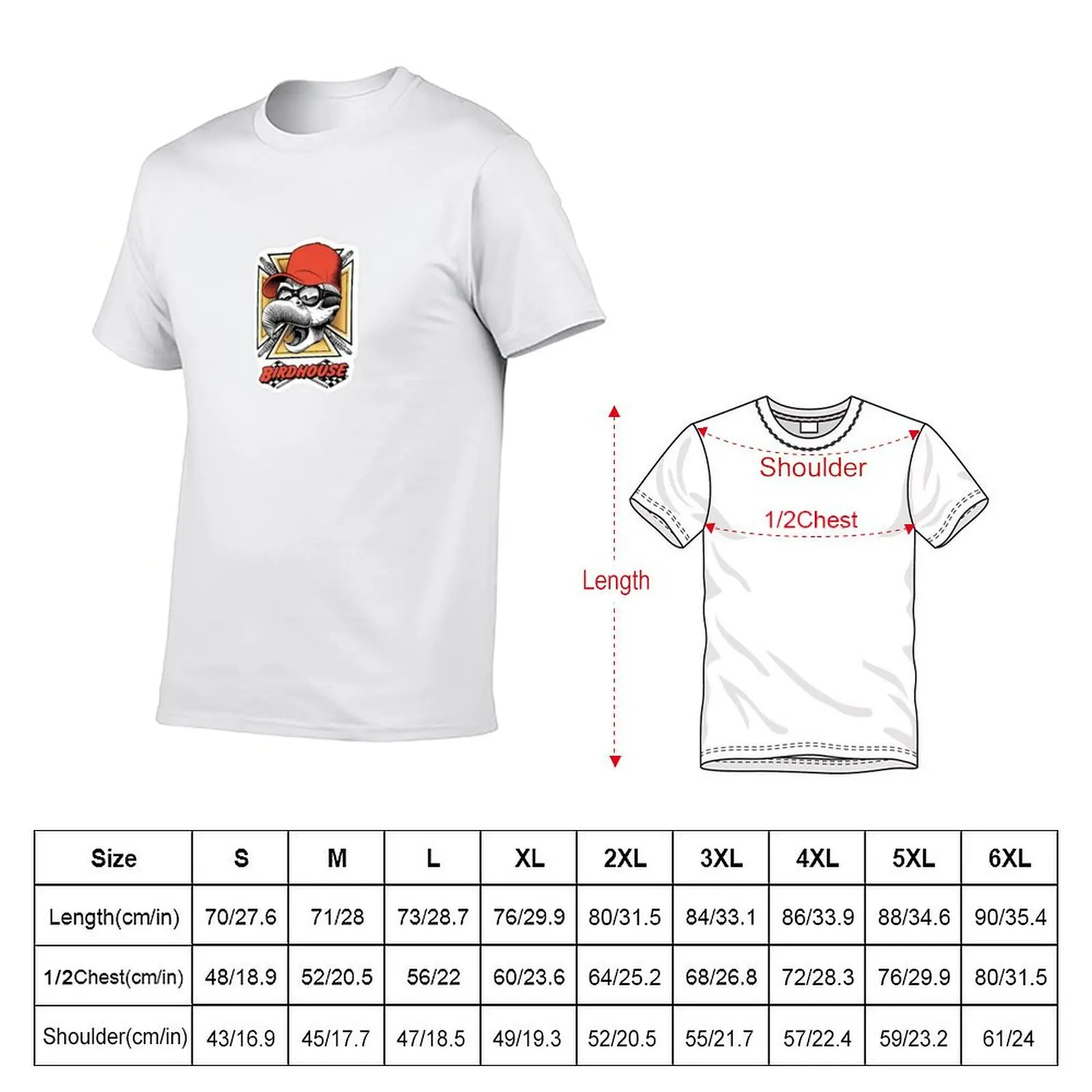 Vintage Birdhouse Tony Hawk Bird House Hook Ups Skate Brand Cartoon Hookups Hook-Ups Grim Reaper T-Shirt view 2