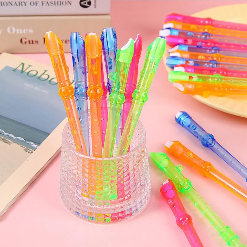 1PC Sechs-Loch Kunststoff Flöte Musikinstrument Spielzeug für Kinder - Pädagogische Musik Sinn Training Baby Spaß Geburtstagsgeschenk