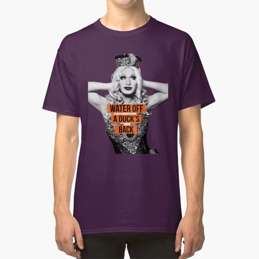 Jinx T - Shirt Water Off A Ducks Back Jinkx Monsoon Rupauls Drag Race   Winner Drag Queen  oversized t shirt