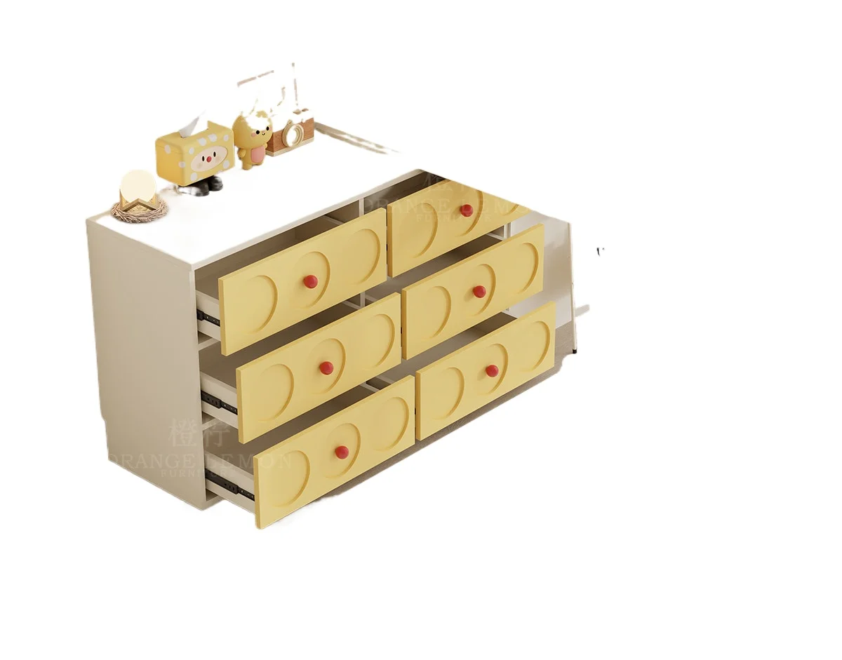 

Cream wind integrated mobile desk bedroom corner computer table bay window telescopic with bucket storage desk