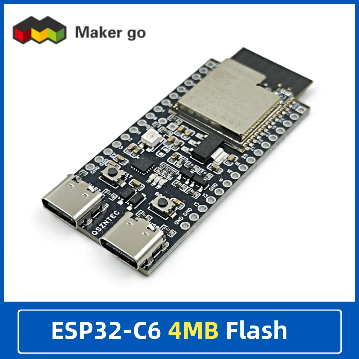 ESP32-C6-DevKitC-1 ESP32-C6 Core Board WIFI6 BLE Zigbee ใช้งานร่วมกับ ESP32-WROOM Series โมดูลเหมาะสําหรับสถานการณ์ IoT ต่างๆ