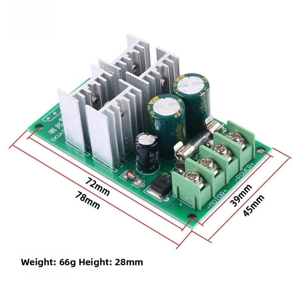 Space-saving Installation Design Motor Controller Analog 0-5V Input As Shown DC Motor Controller DC6-60V Input