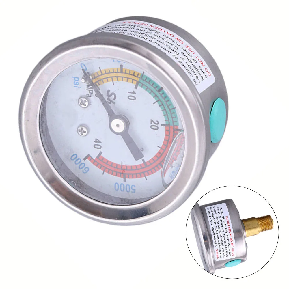 Accurate Pool Pressure Gauge 2inch Pool Pressure Gauge 14 Center Back Mount Clear Scale Readings Easy Installation