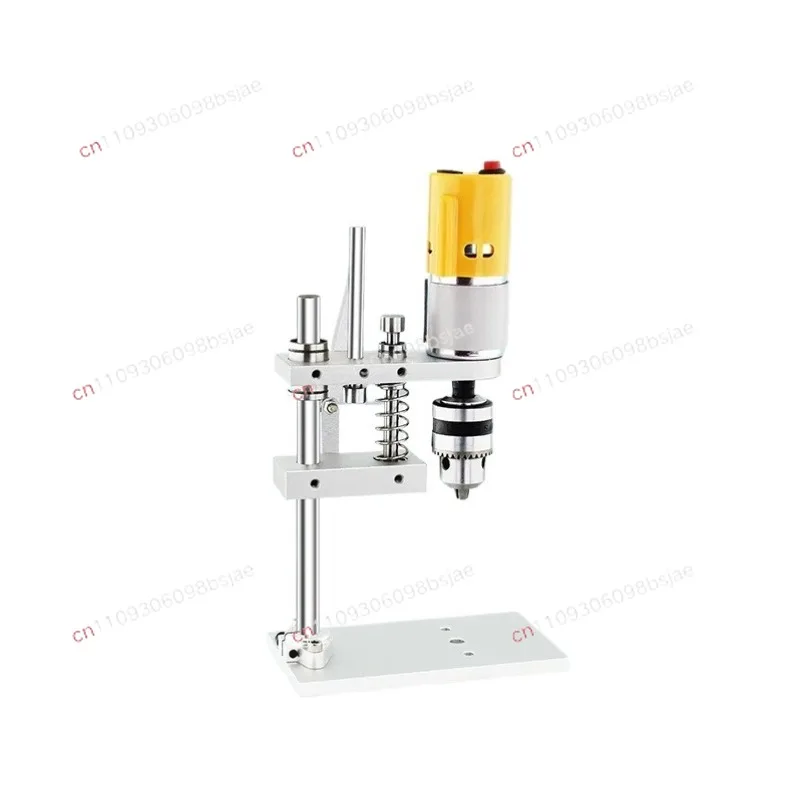 Benchtop Drill Press High Precision PCB Drilling Machine Woodworking Drilling Home DIY Desktop Mini Drill for Wooden Jade